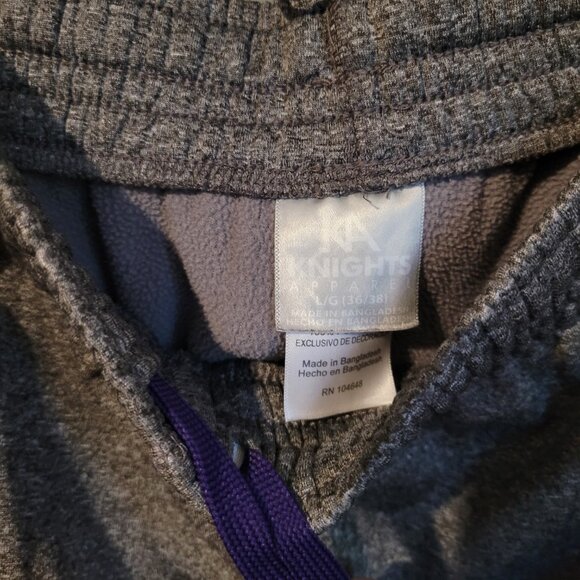 Knights Apparel LSU Tigers Gray Sweat Pants SZ L - Picture 4 of 5